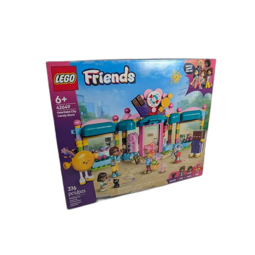 LEGO Friends 42649 Heartlake City Candy Store Building Set 376 Pcs Sealed